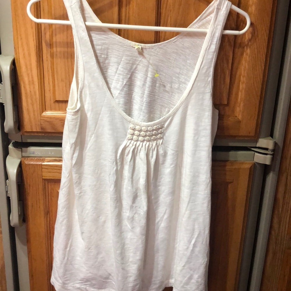 🛍JCrew‎ Tank top Cream - Picture 2 of 3